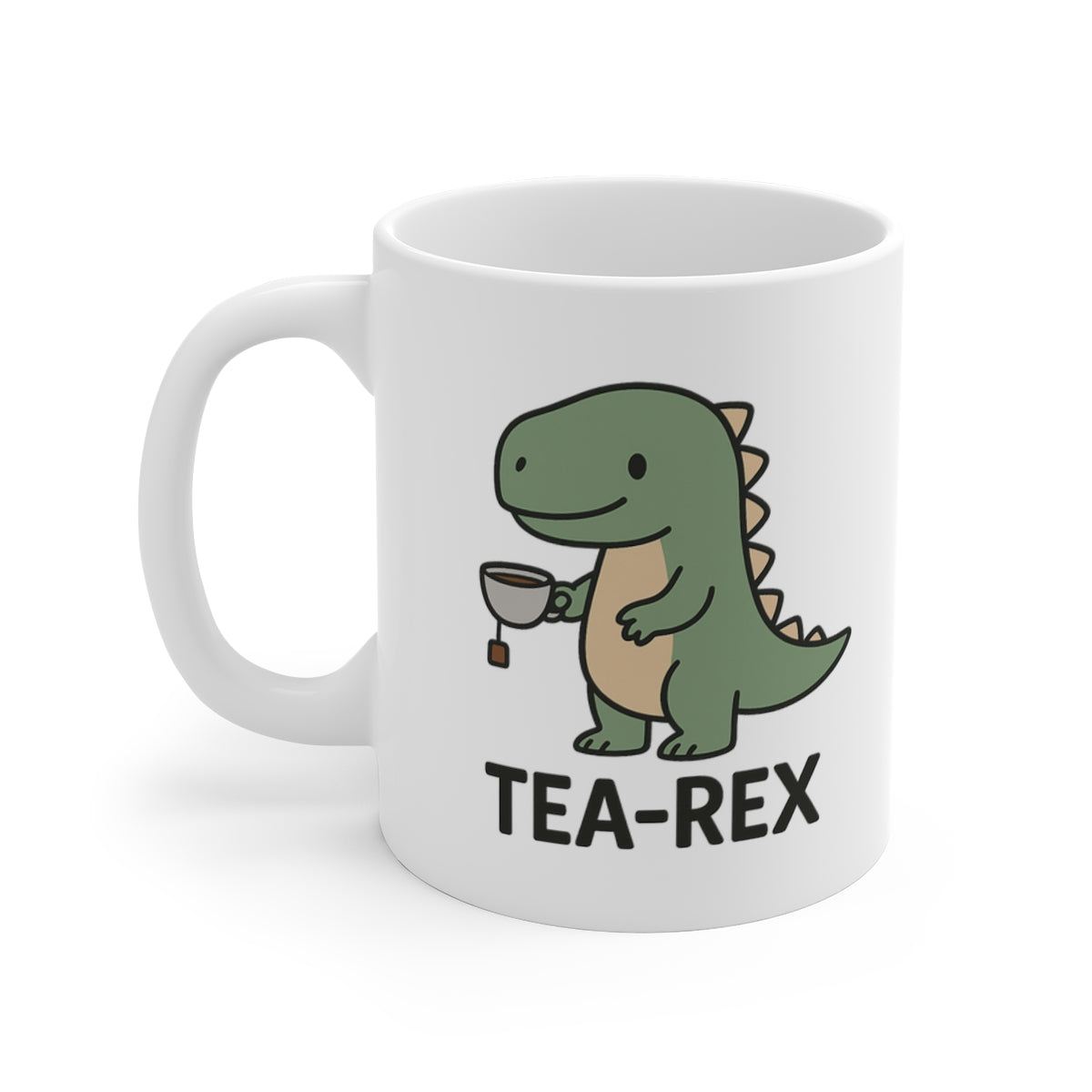 left view of the mug