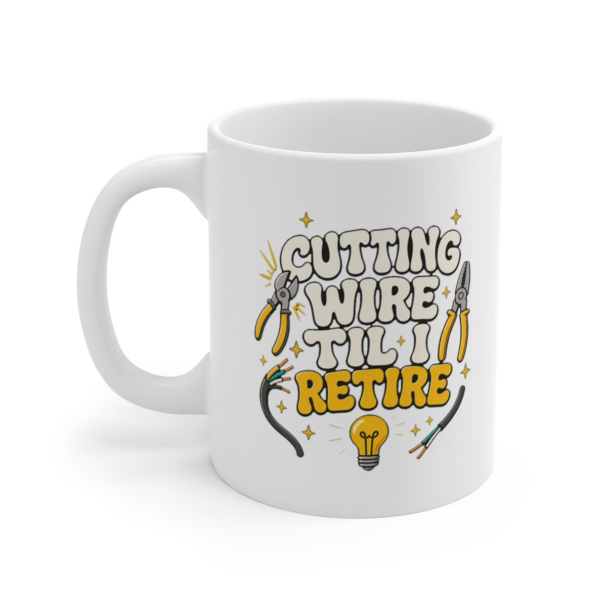left view of the mug