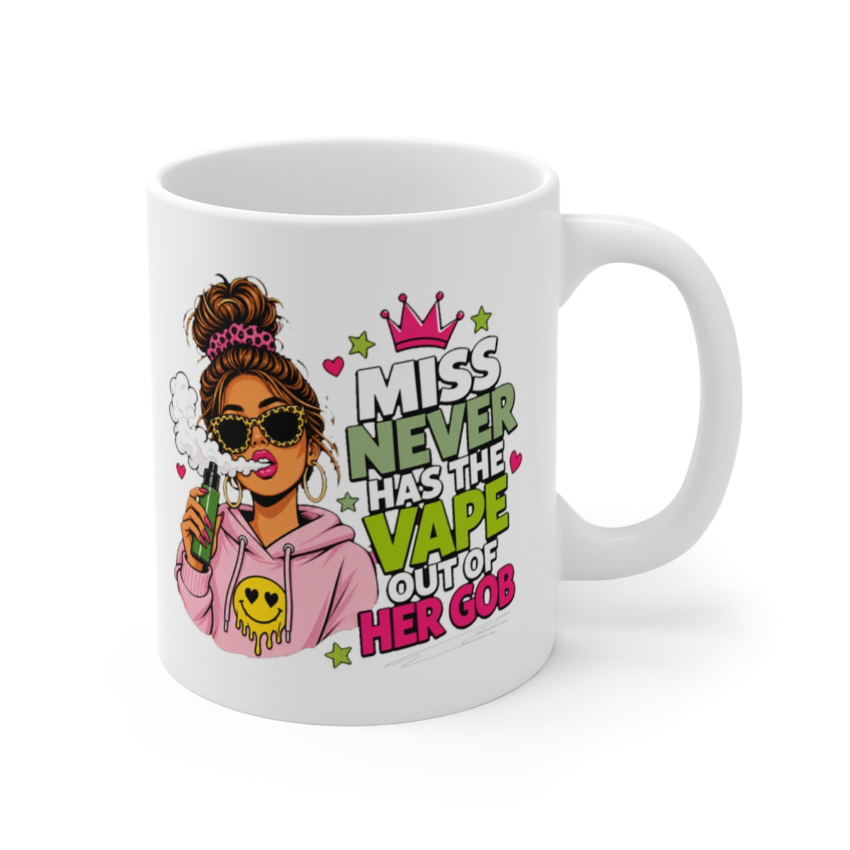 The mug shown with the design