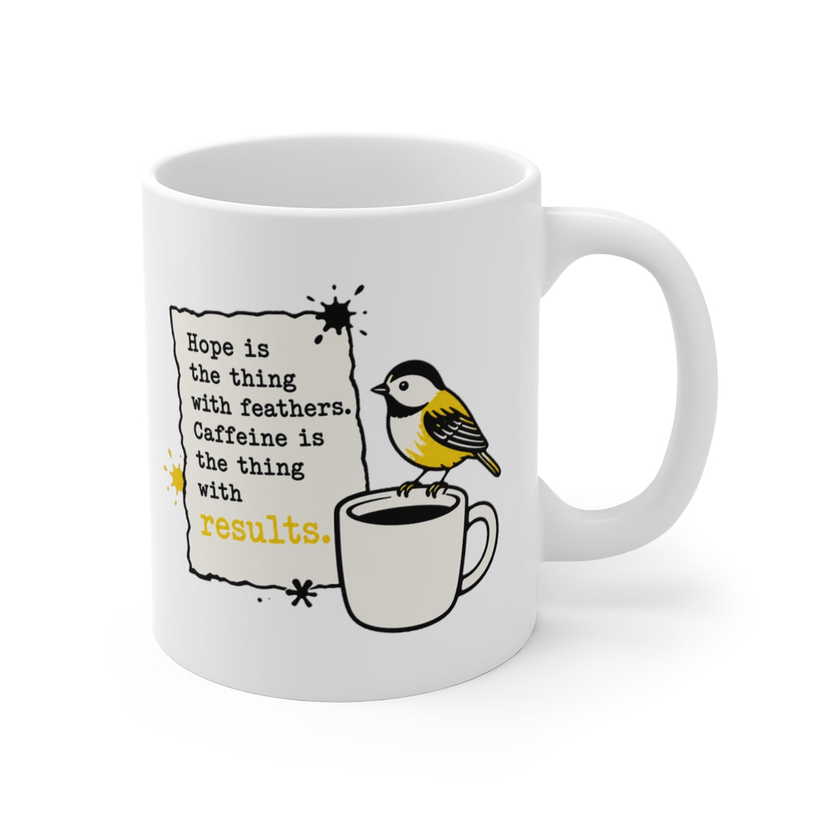 The mug shown with the design