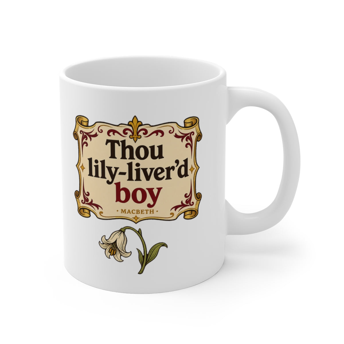 The mug shown with the design