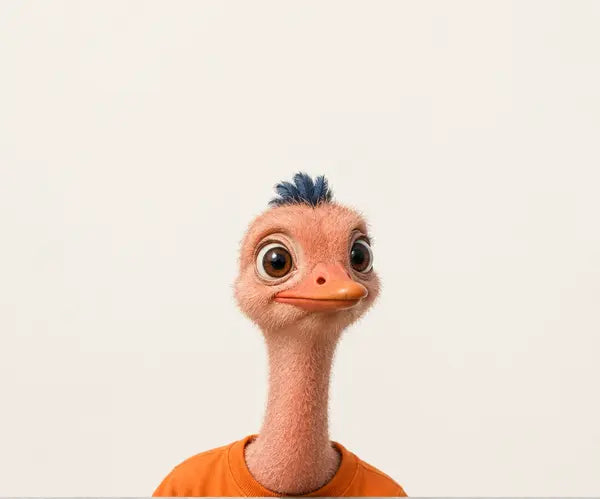 Colin, the Ostrich Designs ostrich